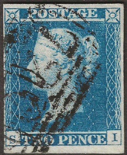 1849 two penny blue - gb,