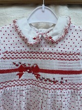 girls smocked dress 