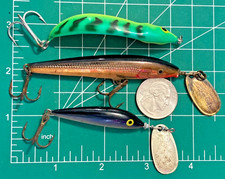 LOT 3 RAPALA LURES Blue Fox