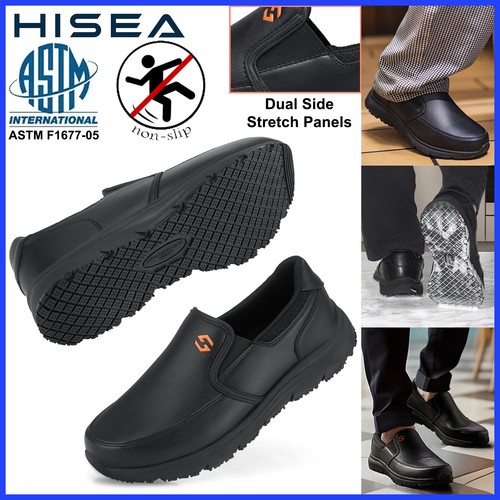Hisea men non slip work - hisea, shoes