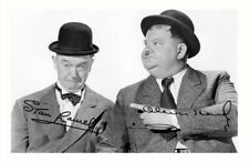 LAUREL & HARDY AUTOGRAPH SIGNED PHOTO POSTER
