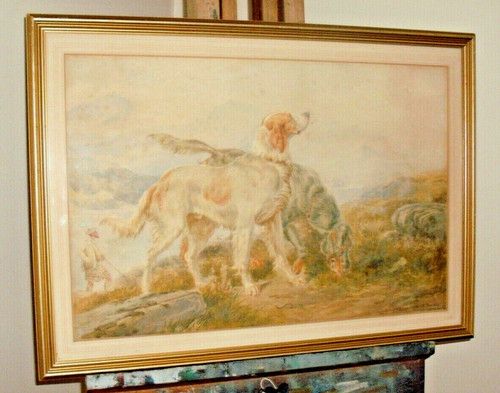 Victorian watercolour painting - watercolour,