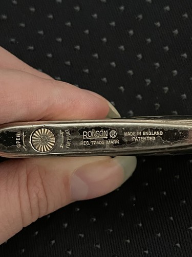 Vintage ronson petrol lighter - vintage,