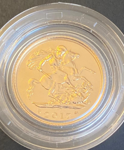 2017 gold half sovereign - gold,