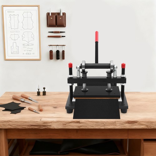 Leather manual die cutting - leather,
