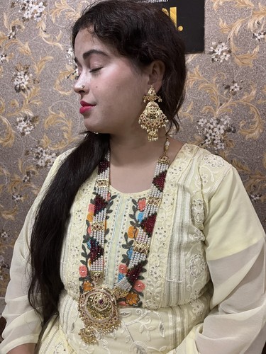 Rani haar jadau - rani, green