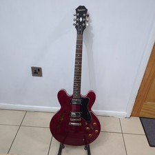 Epiphone Dot ES-335 2012 Semi Hollow Electric Guitar Cherry Red Good Condition.