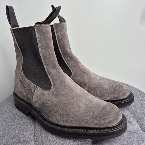 Trickers stephen grey suede - grey,