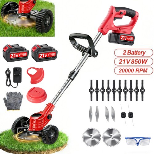 2battery 21v cordless strimmer - cordless,