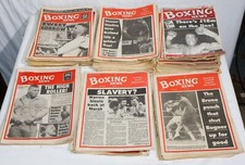 Lot of Boxing News Papers