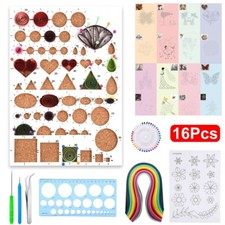 16Pcs Paper Quilling Kit for
