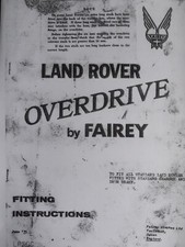 Fairey Overdrive Fitting