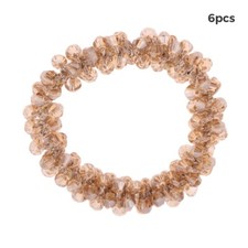 6x Colorful Crystal Beaded