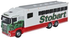 Oxford Diecast 76SHL02HB Scania 420 Horsebox - Eddie Stobart  - 1:76 Scale