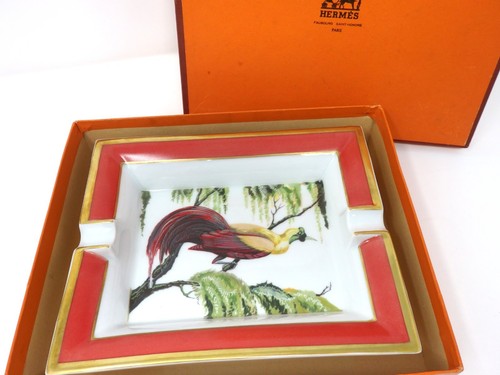 Hermes porcelain ashtray bird - porcelain,