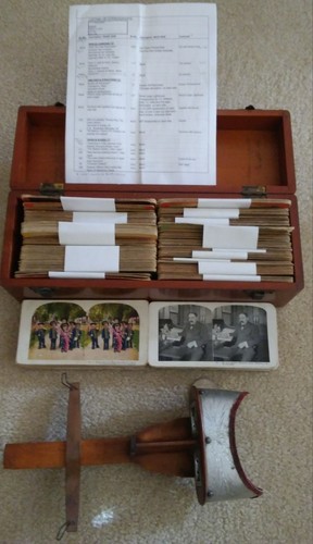 Antique stereoscope viewer - antique,