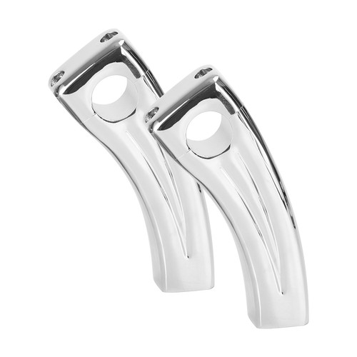 Billet handle bar risers - billet, 4.5"