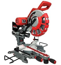 2000W 12" Sliding Mitre Saw Double Bevel Twin Laser 340mm Slide 104mm Cut