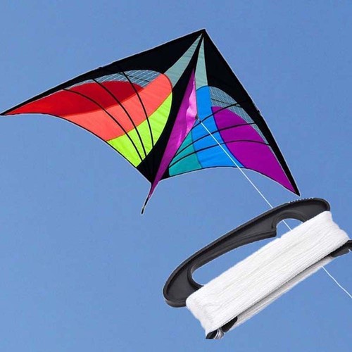 100meters flying kite - flying, line