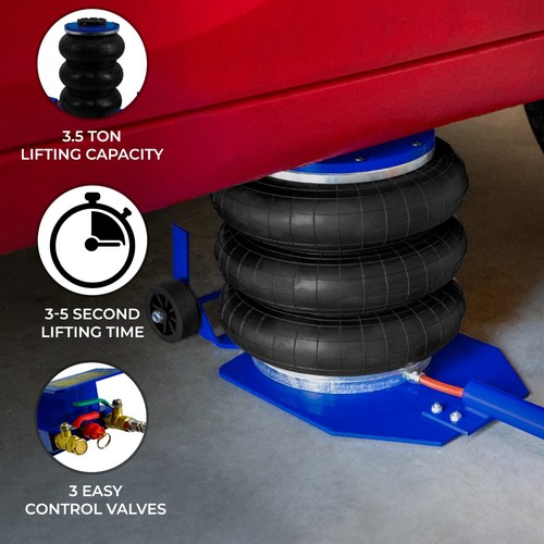 Triple air bag - bag, jack