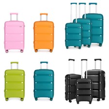 20/24/28Inch Hard Shell Suitcase Hand Cabin PP Luggage Travel Case With TSA Lock