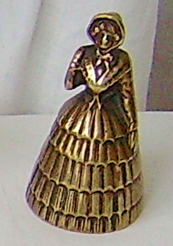 Antique brass bell - antique,