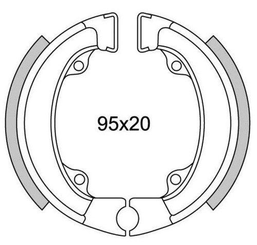 Rear brake hangers newfren - brake,