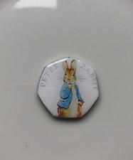 Enamelled Coin 50p Britannia