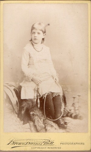 Cdv girl white - cdv,