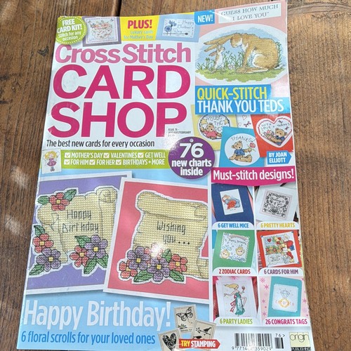 Cross stitch card shop - card,