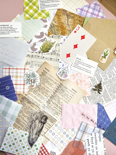 Vintage ephemera junk journal - vintage,