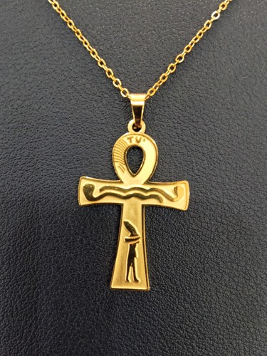 Ankh pendant stainless - ankh,