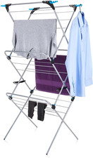 Minky 3 Tier Clothes Airer 21m Indoor & Outdoor Foldable Drying Rack Space Saver