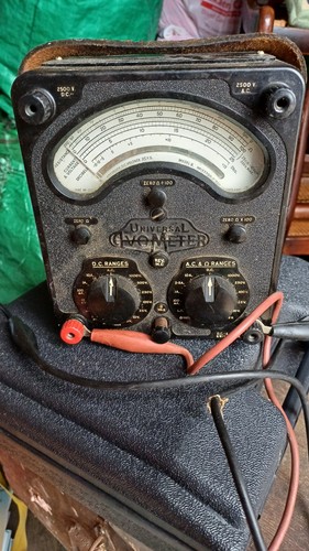 Vintage universal avometer - vintage,