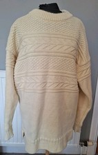 Vintage Unisex Ivory Guernsey