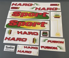 Haro Sport 1994 BMX decal set