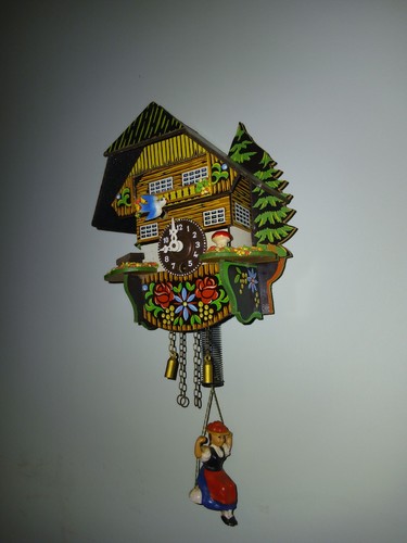 Black forest cuckoo - forest, clock