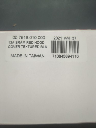 Sram red hood covers black - sram,