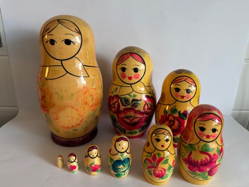 Vintage russian matryoshka - vintage,