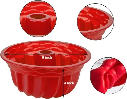 Silicone round baking pan - round,