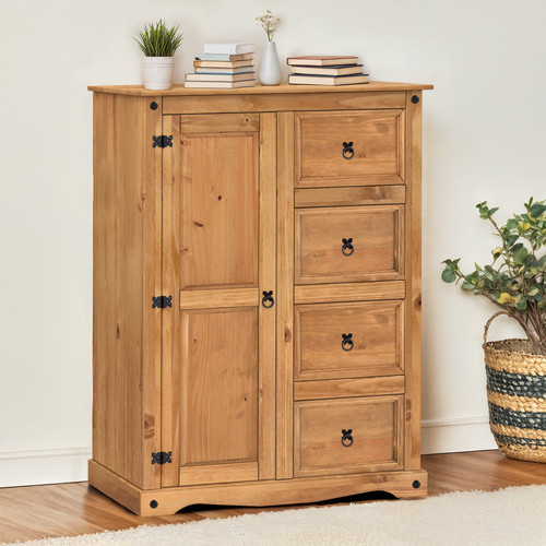 Corona wardrobe tallboy small - wardrobe,
