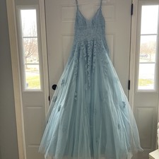 Sherri Hill Light Blue Prom