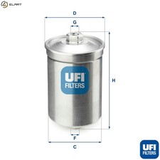 FUEL FILTER 31.502.00 FOR GAZ