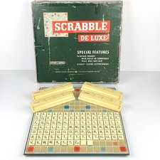 Vintage Scrabble Deluxe Board