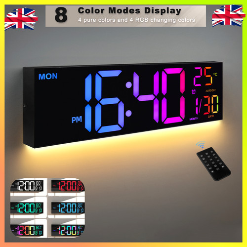 Large digital wall - digital, clock