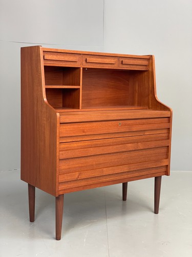 Vintage teak bureau desk - desk, by