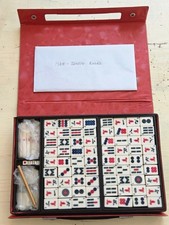 Vintage 1960s Mahjong Set Bone
