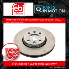 2x Brake Discs Pair Vented