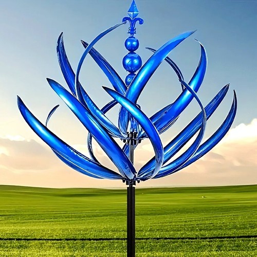 Metal wind spinner garden - spinner,
