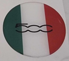 FIAT 500 ITALY 3D Gel Domed